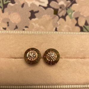 Women’s Henri Bendel rose gold rhinestone stud earrings